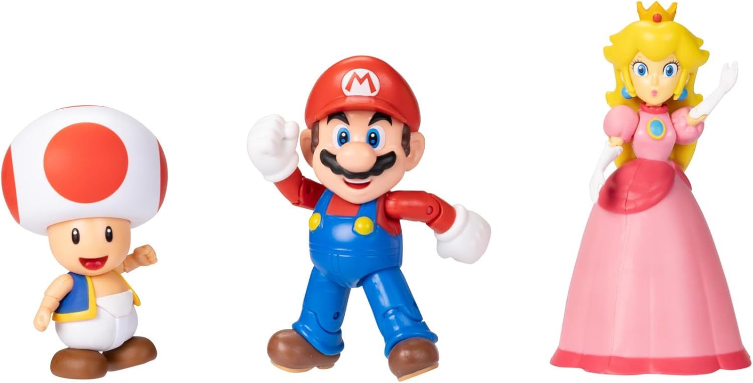 Nintendo 4" Mario & Friends 3-Pack by Jakks Pacific