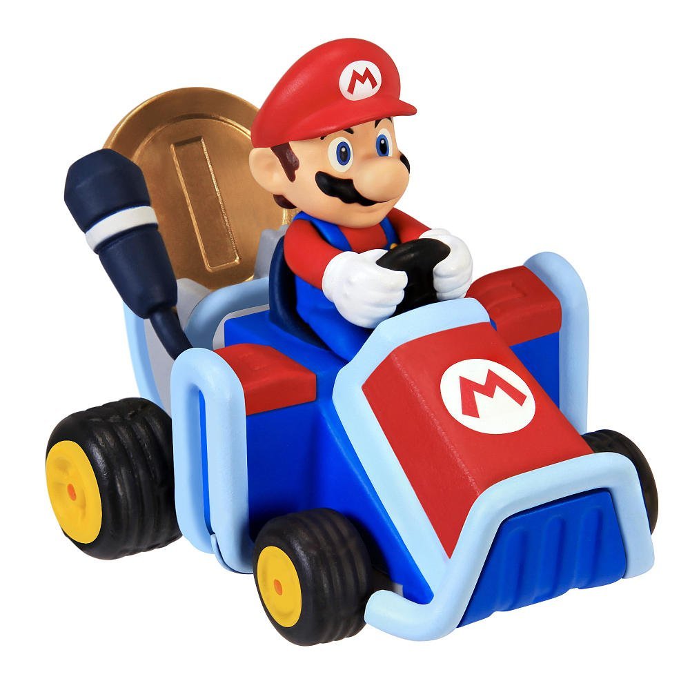 Nintendo Super Mario Coin Racer Kart- Mario & Luigi & Yoshi by Jakks Pacific