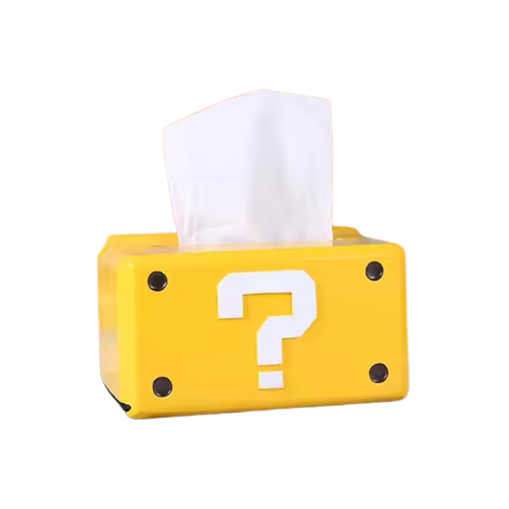 Super Mario Question Marker Tissue Box