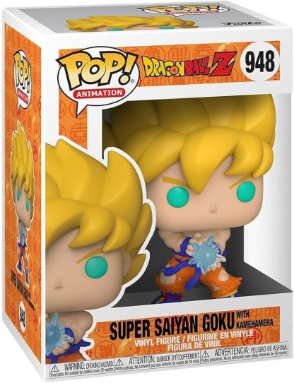 FUNKO POP! Animation: Dragon Ball Z S9- Super Saiyan Goku with Kamehameha Wave #48660