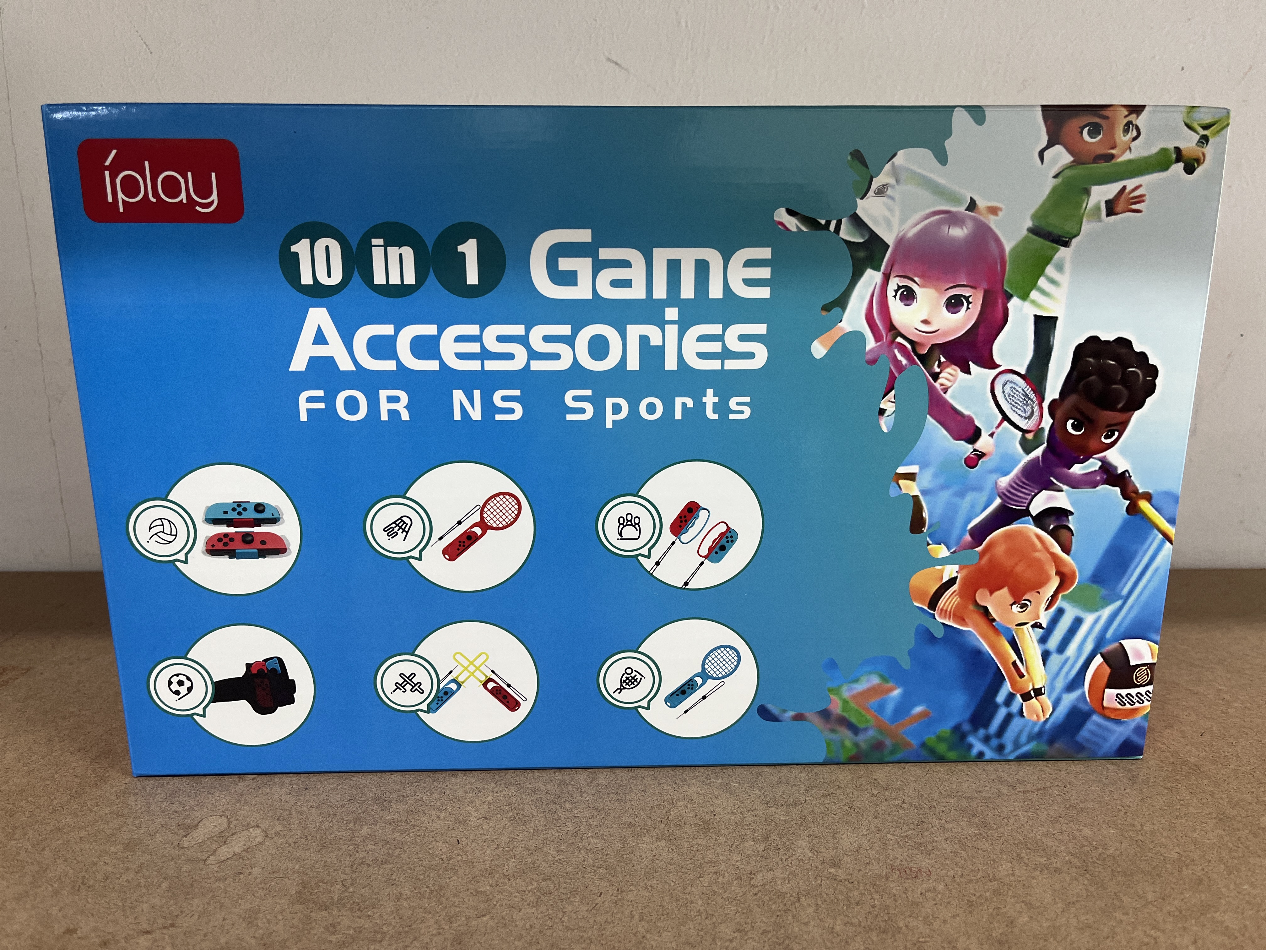 Ipega 10-in-1 Gaming Sports Kit Set for Nintendo Switch