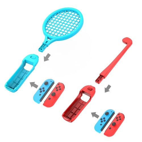 Lucky Fox 12 In 1 Switch Sports Accessories Bundle Kit