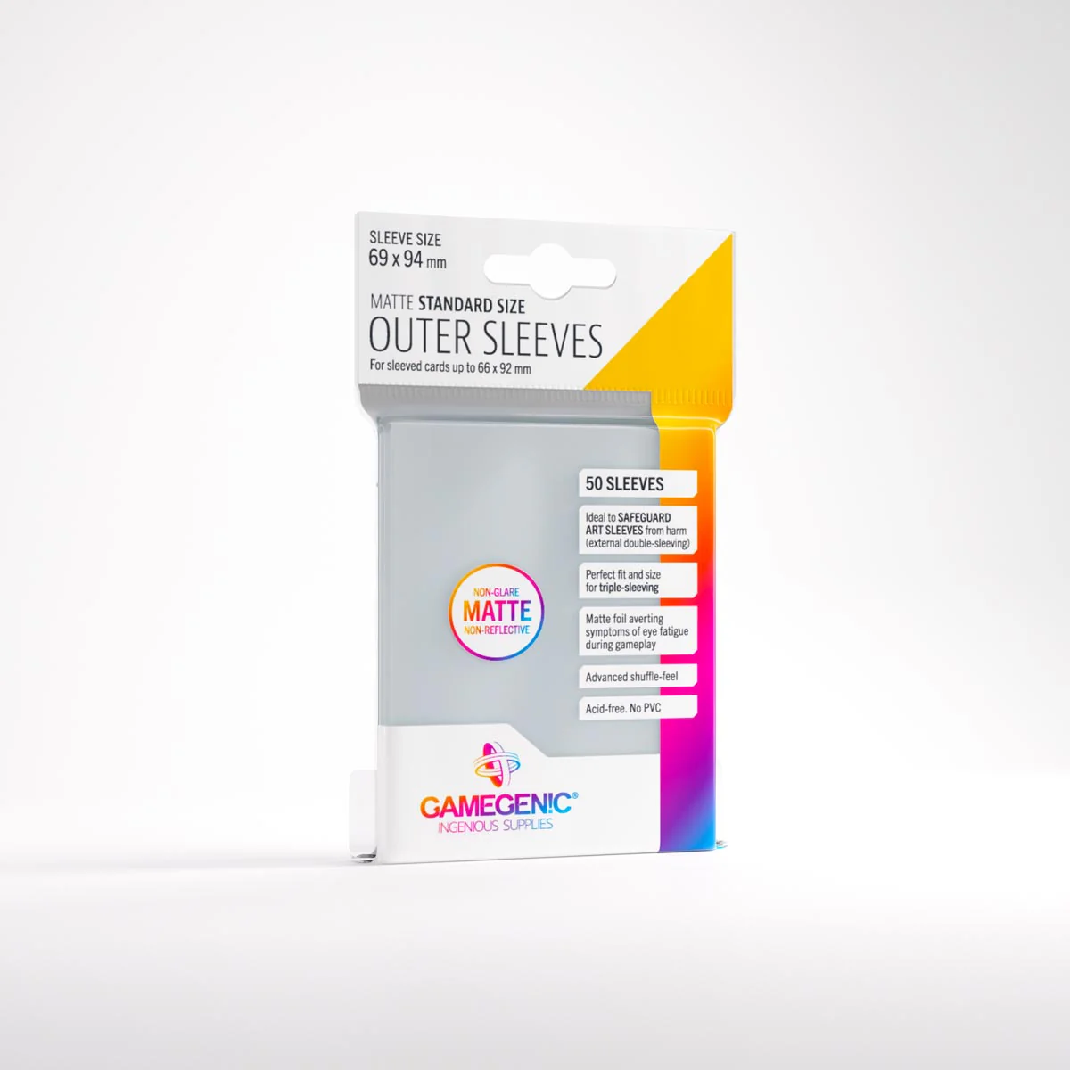 Gamegenic Sleeve Standard Size 50pcs "Matte Outer Sleeves"