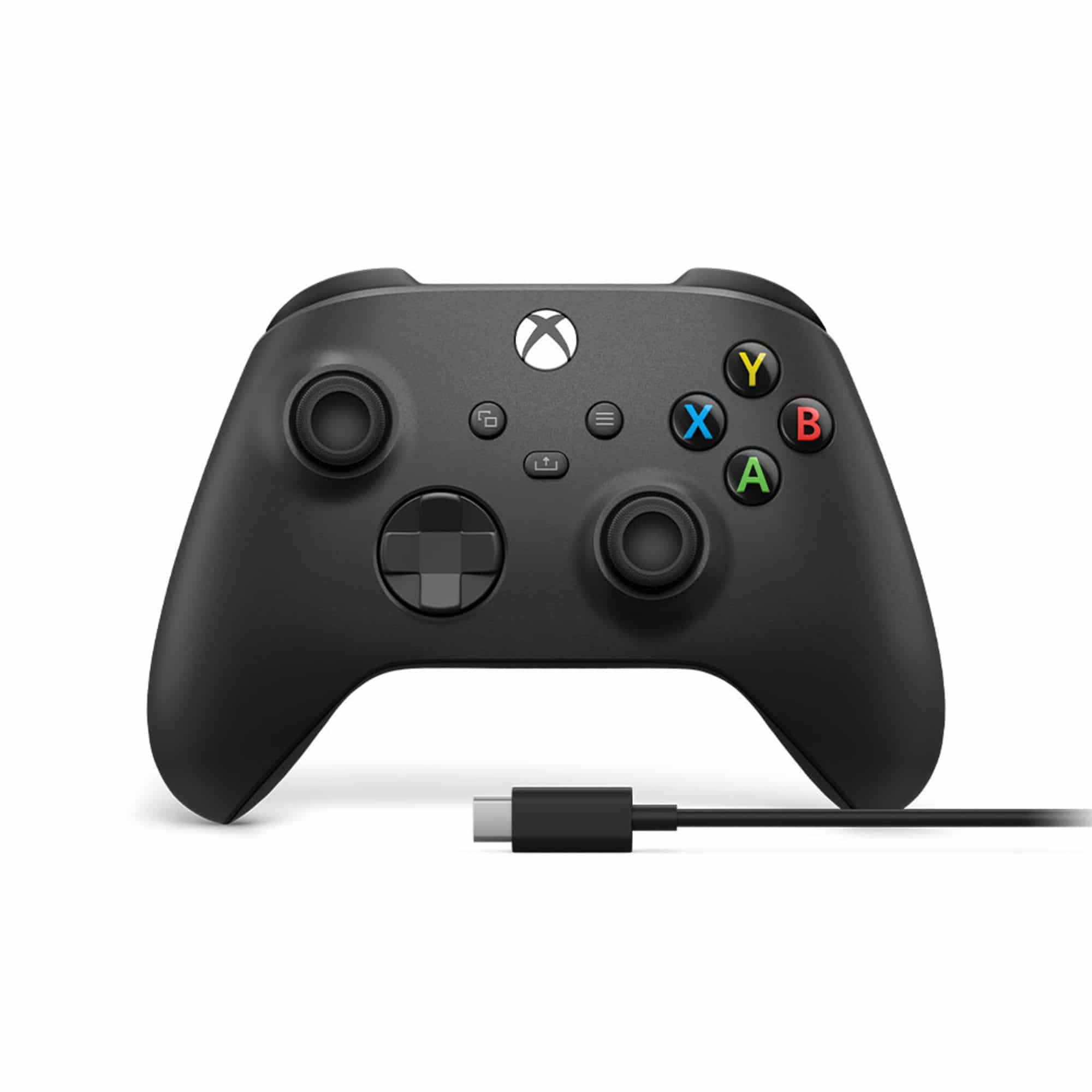 Microsoft Xbox Series Wireless Gaming Controller With Cable - Carbon Black