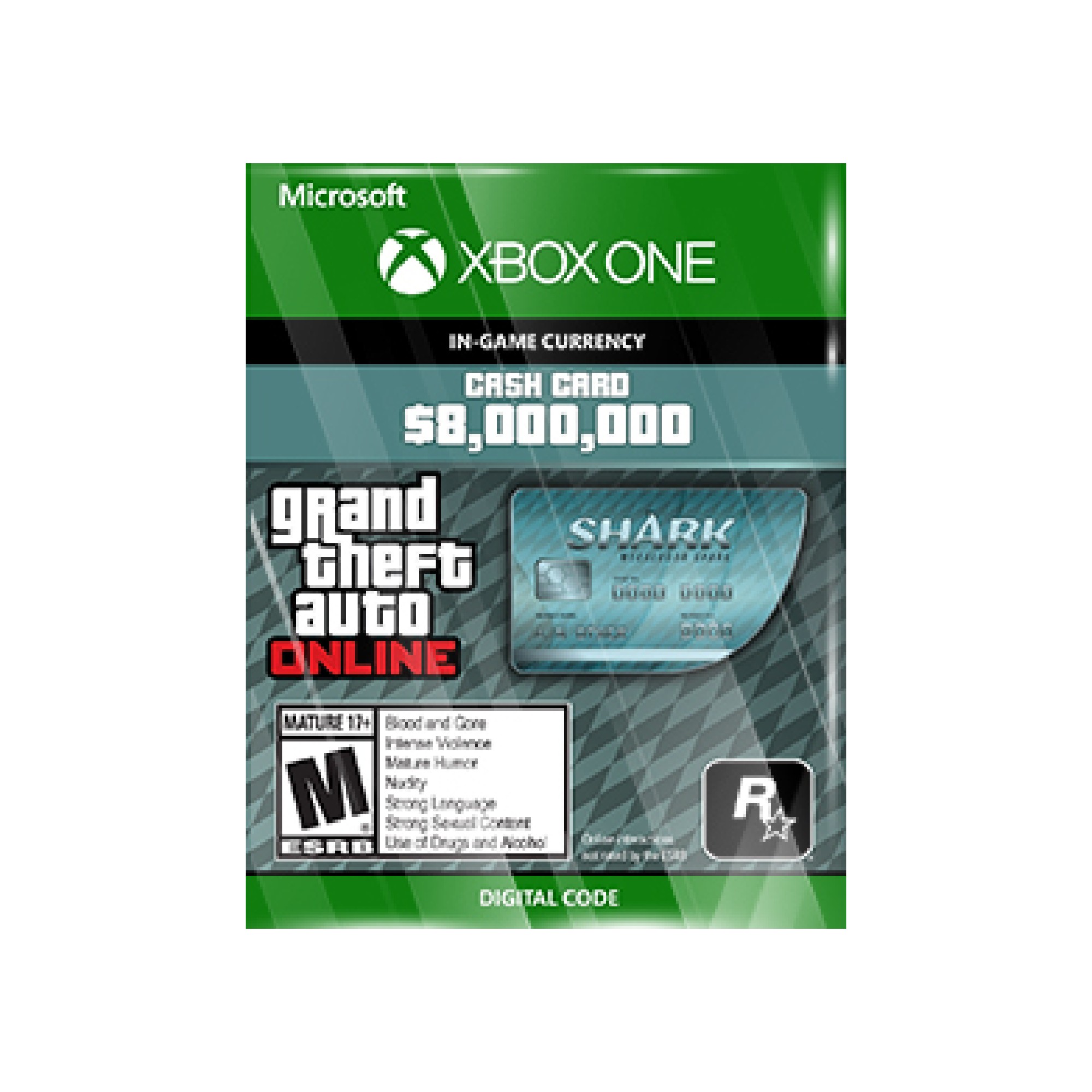 Xbox GTA Online Shark Cash Card US Gamers Hideout