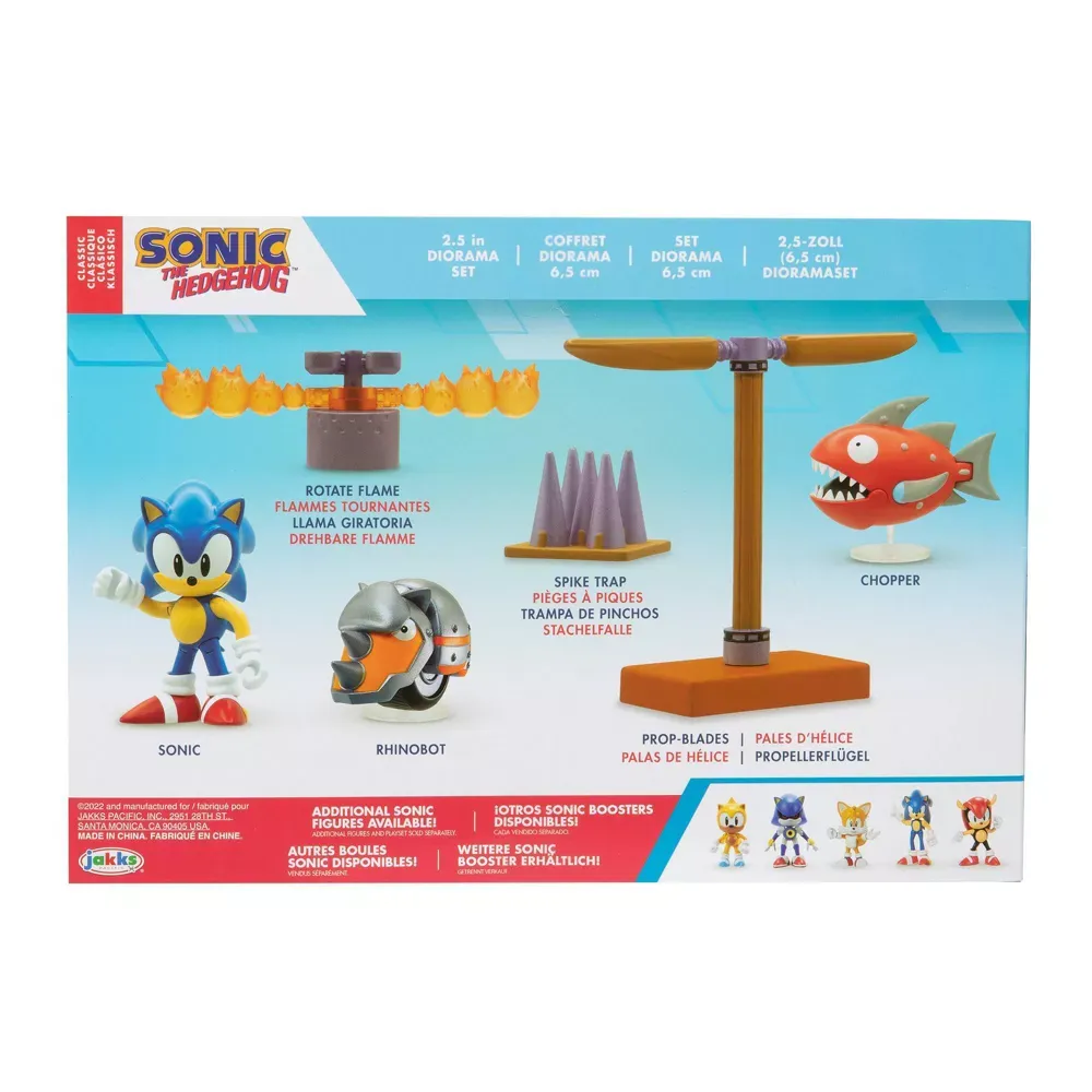 Sonic 2.5" Diorama Set - Flying Battery Zone by Jakks Pacific