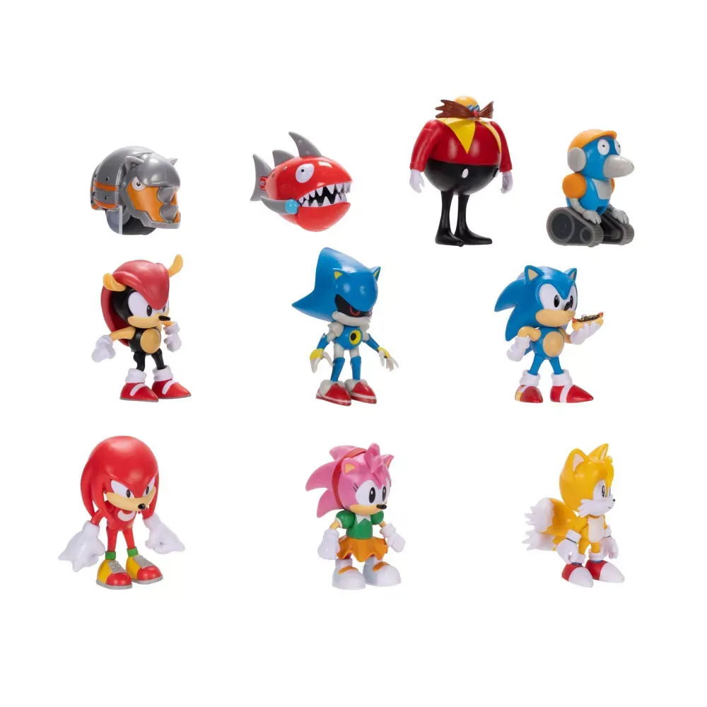 Sonic 2.5" Figure Classic Friends & Foes 10 Pack by Jakks Pacific