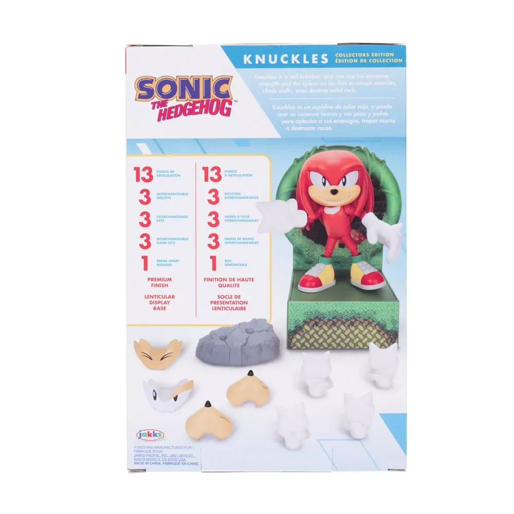 SEGA Sonic The Hedgehog Collector Edition 6-Inch Posable figurines - Knuckles by Jakks Pacific