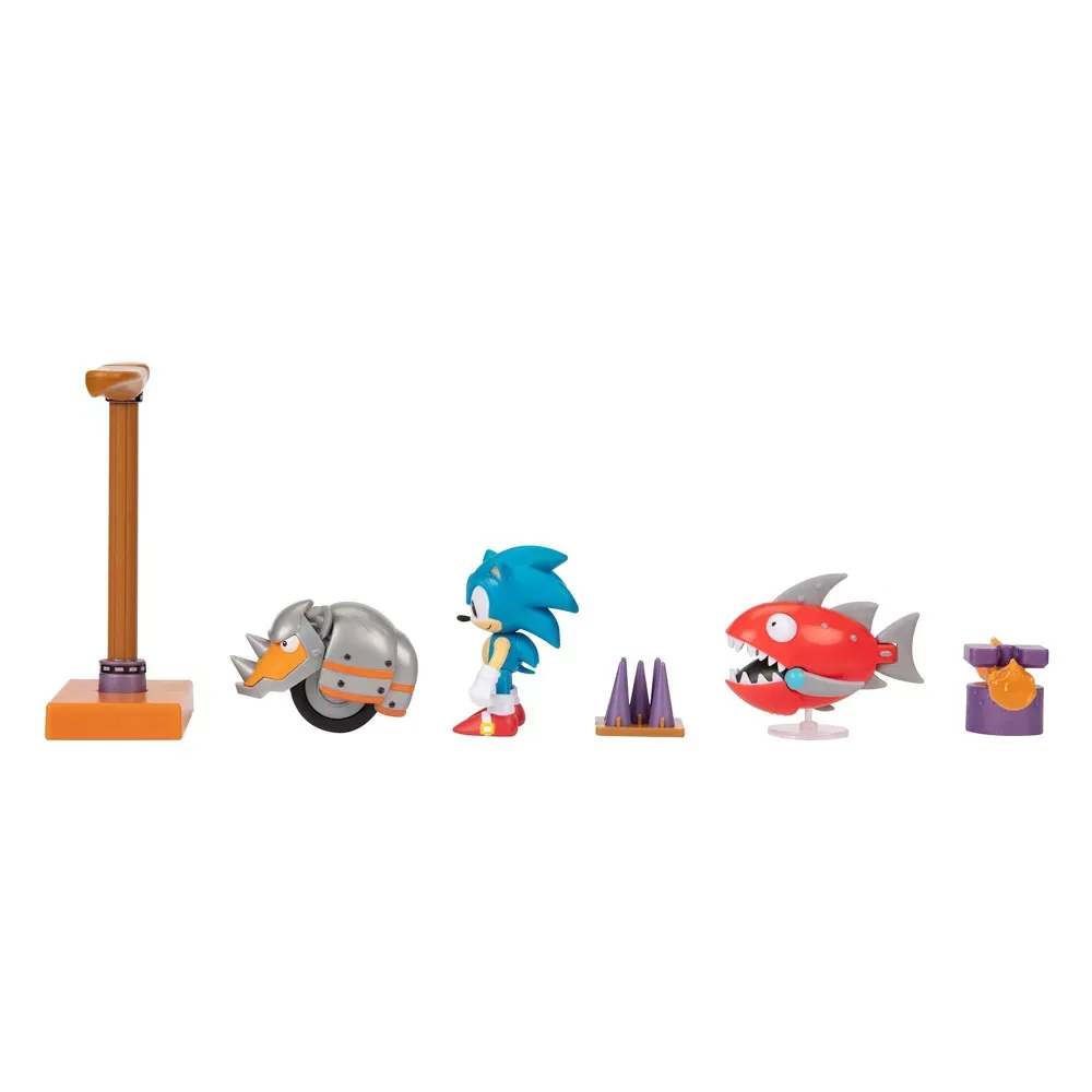 Sonic 2.5" Diorama Set - Flying Battery Zone by Jakks Pacific