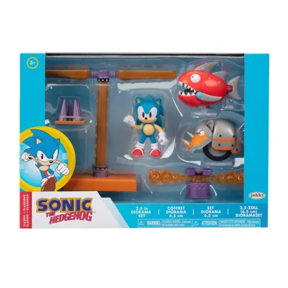 Sonic 2.5" Diorama Set - Flying Battery Zone by Jakks Pacific