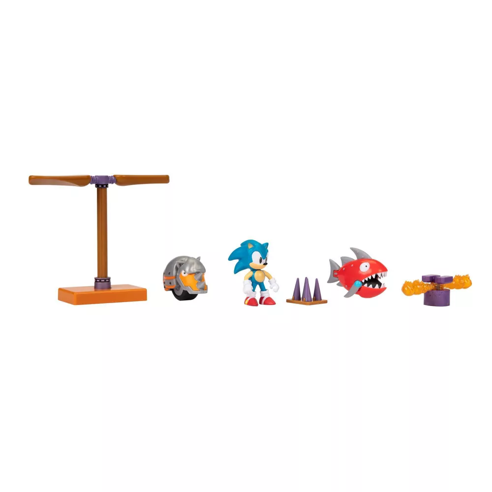 Sonic 2.5" Diorama Set - Flying Battery Zone by Jakks Pacific