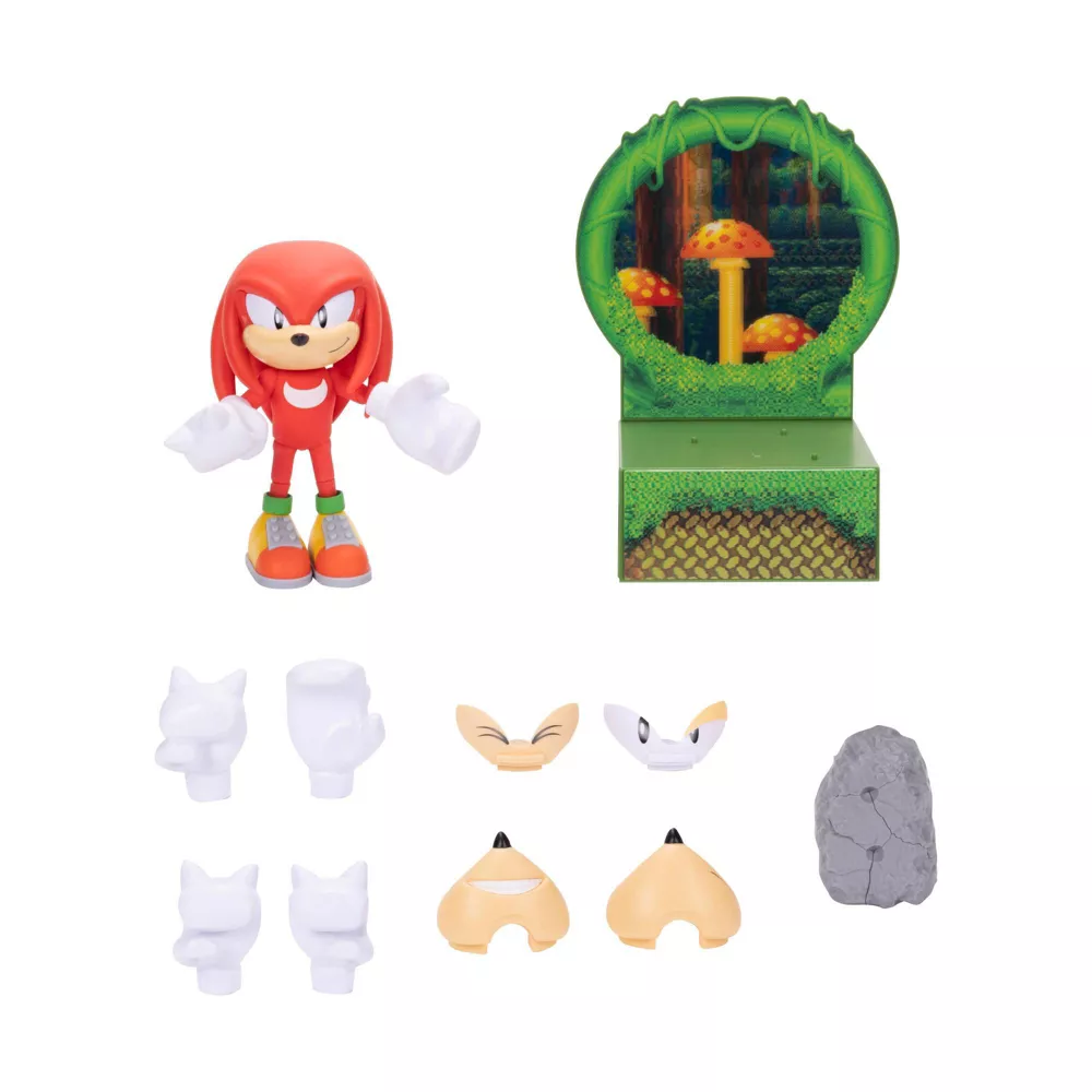 SEGA Sonic The Hedgehog Collector Edition 6-Inch Posable figurines - Knuckles by Jakks Pacific