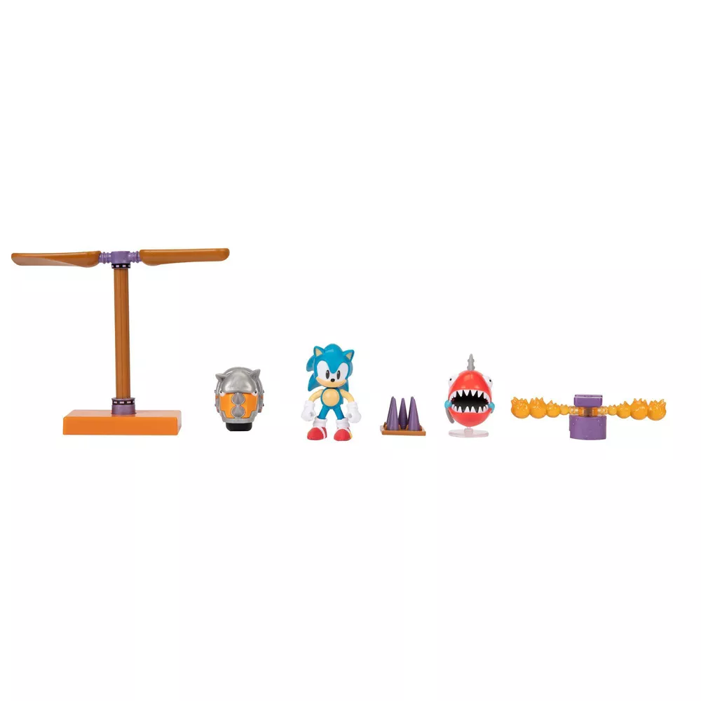 Sonic 2.5" Diorama Set - Flying Battery Zone by Jakks Pacific