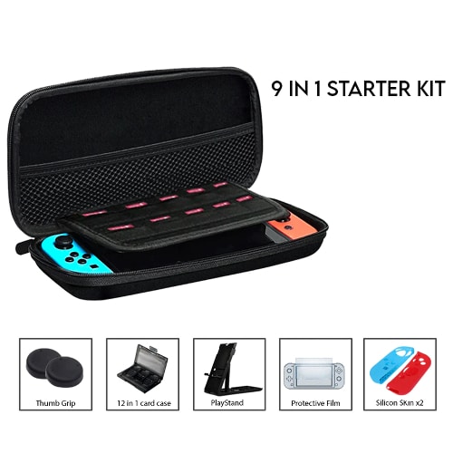 Lucky Fox Starter Kit 9 in 1 for Nintendo Switch V2 Model