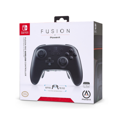 PowerA Fusion Pro Wireless Controller - Black for Nintendo Switch