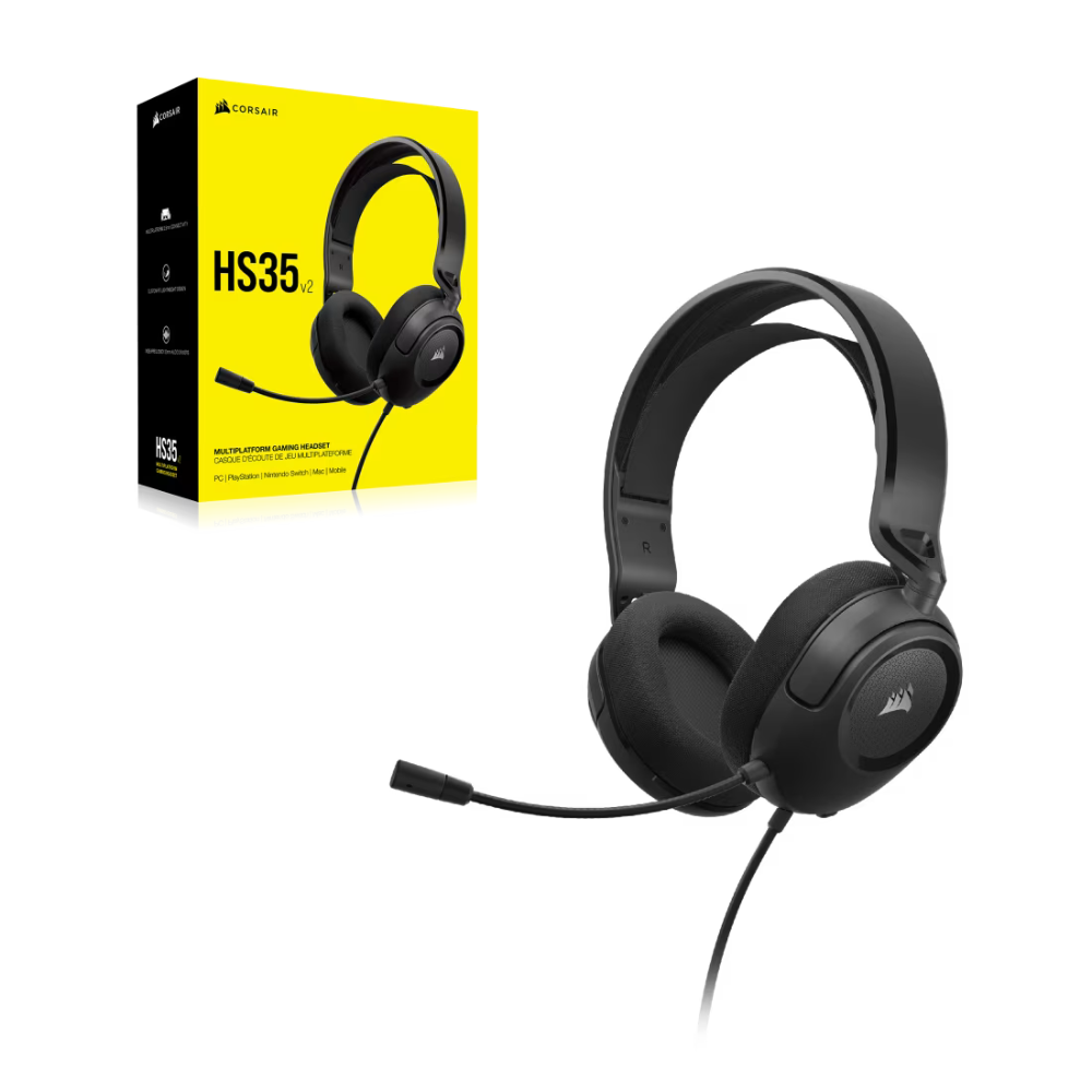 Corsair HS35 Surround V2 Gaming Headset - Carbon