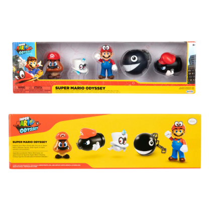 Nintendo Super Mario 2.5 Inch Mario Odyssey Action Figurines- Mario By Jakks Pacific