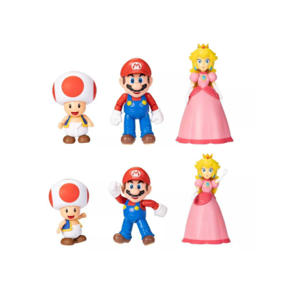 Nintendo 4" Mario & Friends 3-Pack by Jakks Pacific
