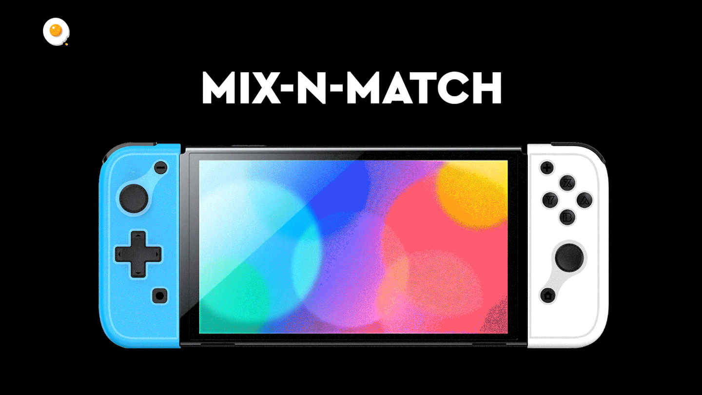 omelet glow in the dark mini joy pad controller