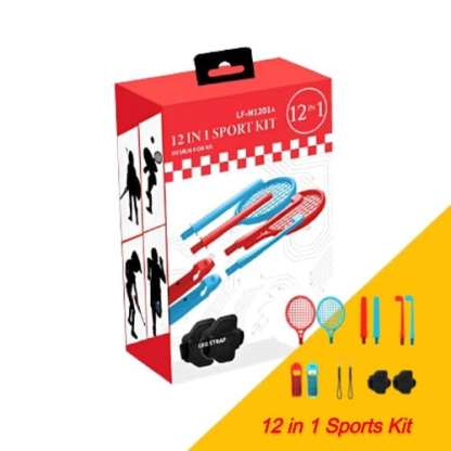 Lucky Fox 12 In 1 Switch Sports Accessories Bundle Kit