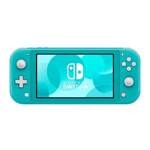 Turquoise Nintendo Switch Lite With Charger, outlet Case, Stand, & ACNH Game