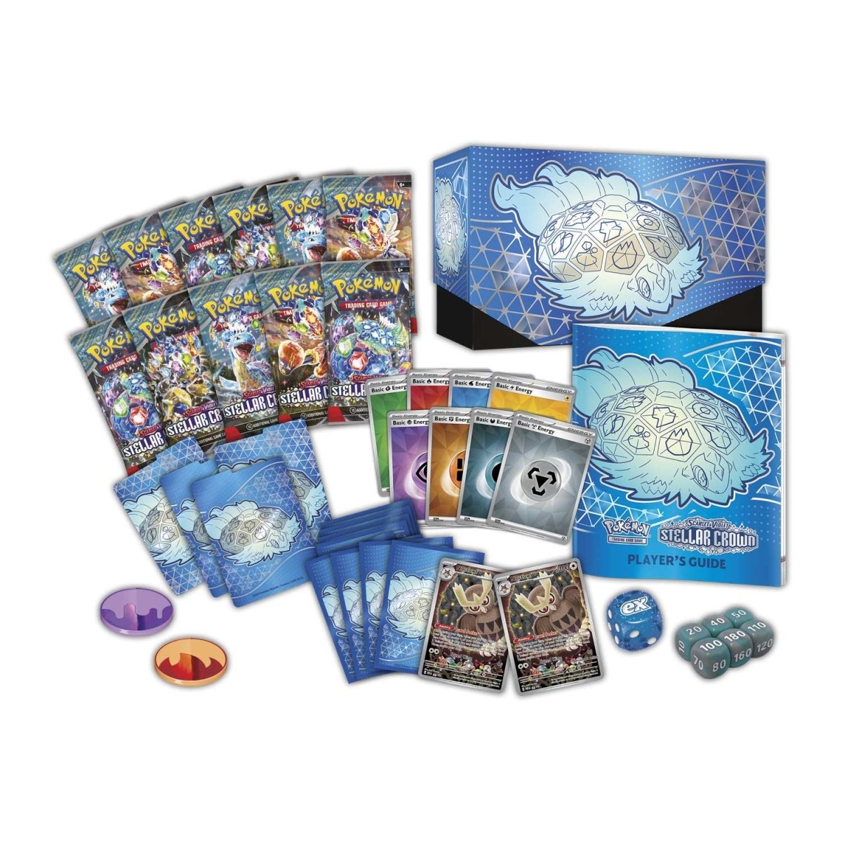 Pokémon Trading Card Game: Scarlet & Violet SV07 - Stellar Crown - Elite Trainer Box