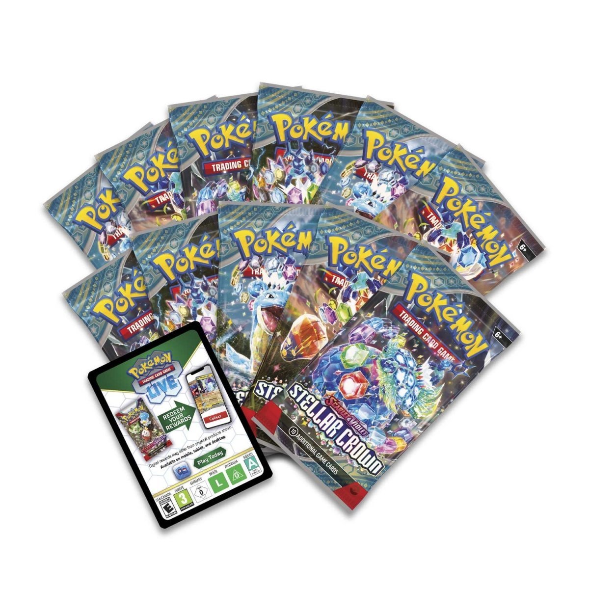 Pokémon Trading Card Game: Scarlet & Violet SV07 - Stellar Crown - Elite Trainer Box