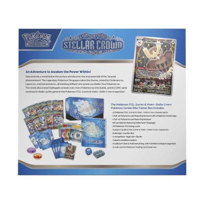 Pokémon Trading Card Game: Scarlet & Violet SV07 - Stellar Crown - Elite Trainer Box