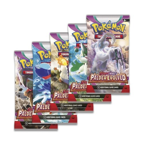 Pokemon SV02 Paldea Evolved TCG Booster Packs - 2024 x8 Booster Packs New