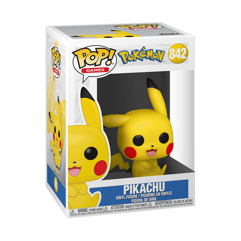 FUNKO POP! Games: Pokemon - Pikachu Sitting #56307
