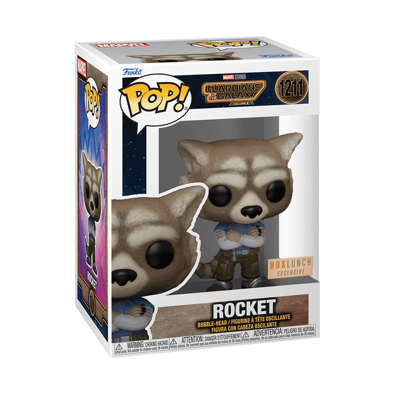 FUNKO POP! Marvel: Guardians Of The Galaxy: Vol. 3 - Rocket Raccoon (Casual Outfit)(IE) #67514