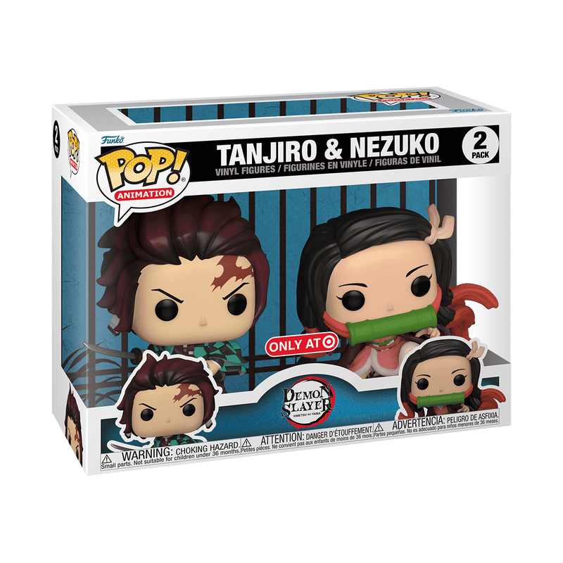 FUNKO POP! Animation: Demon Slayer- 2PK Tanjiro & Nezuko #62710