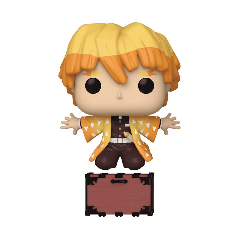 FUNKO POP! Animation: Demon Slayer - Zenitsu Agatsuma with Box (Kneeling)(IE)#76534