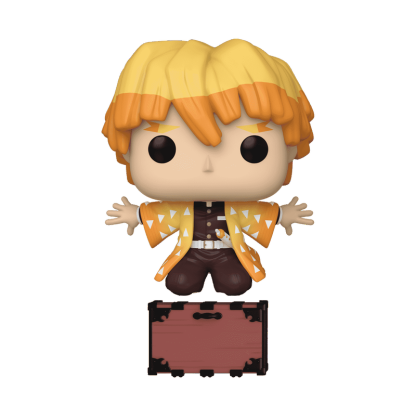 FUNKO POP! Animation: Demon Slayer - Zenitsu Agatsuma with Box (Kneeling)(IE)#76534
