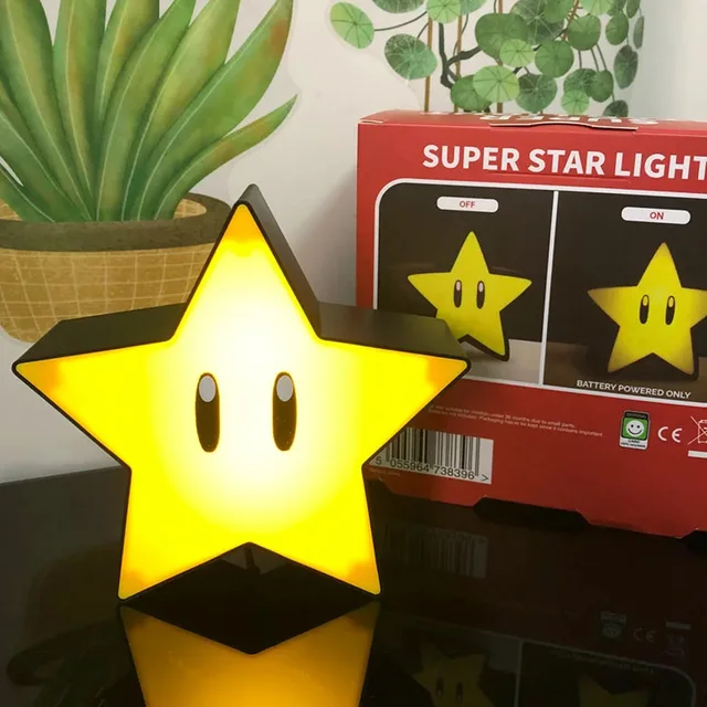 Super Mario Bros Star Lamp