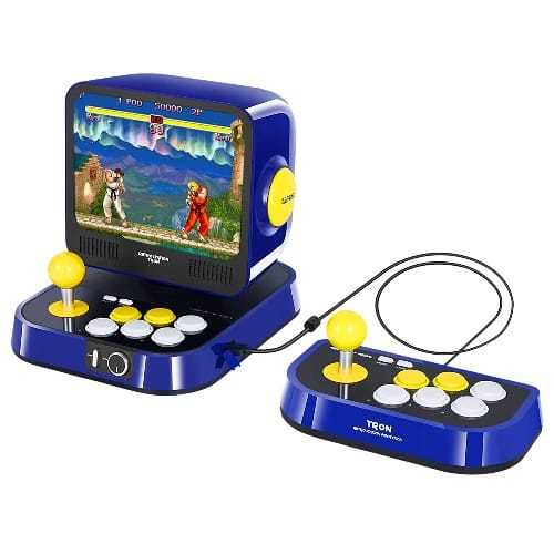 Tron Retro Station Capcom Arcade Console with Fightstick