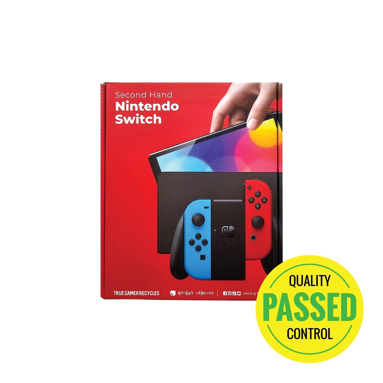 Preowned Nintendo Switch V2 model Complete Set