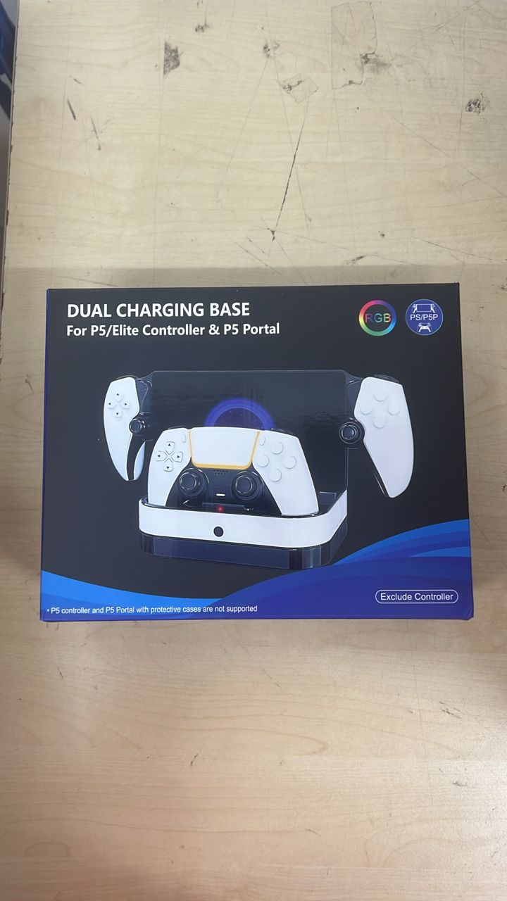 DualSense Charging Base for Playstation 5/Elite Controller & PS5 Portal