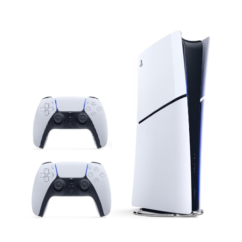 sony playstation 5 slim console (digital version) 1tb two dualsense bundle