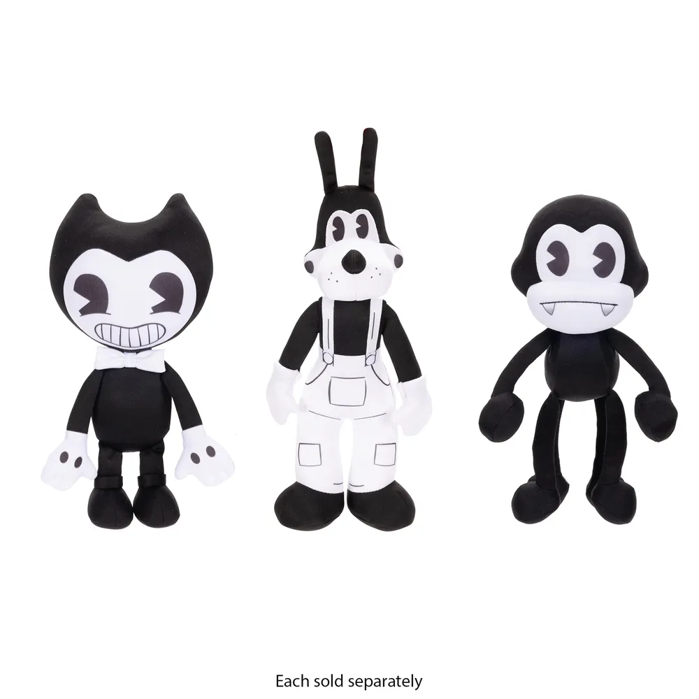 Bendy The Ink Machine 9 Plush Set BENDY BORIS EDGAR Bendy by Jakks Gamers Hideout