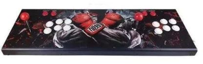 Lunar Box Home Arcade Console for Two Players (9000 Games) - Black Ryu