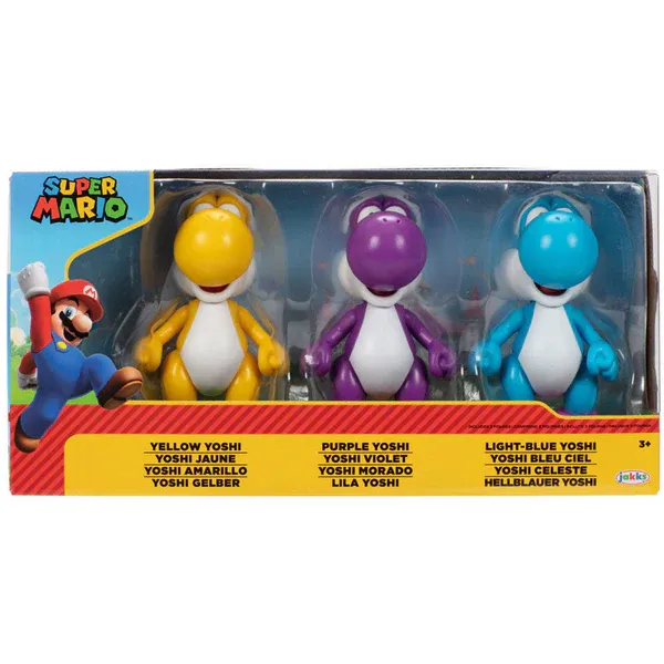 Nintendo 4" Yoshi 3 Pack by Jakks Pacific