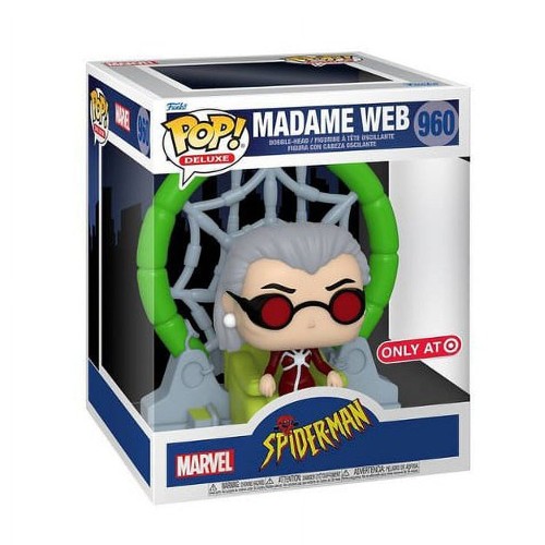 pop! deluxe: spider man: the animated series madame web [exclusive]
