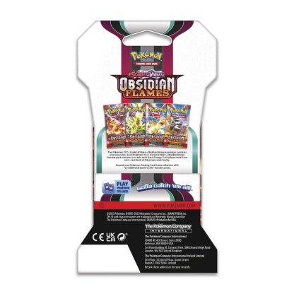 Pokémon Trading Card Game: Scarlet & Violet SV03 - Obsidian Flames - Sleeved Booster Pack