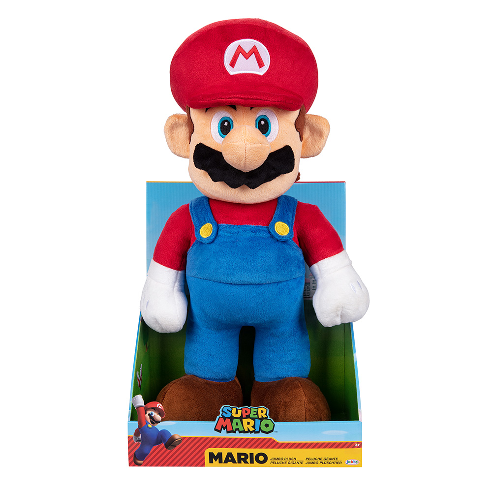 Nintendo Super Mario 20 Inch Soft Plushies- Mario by Jakks Pacific