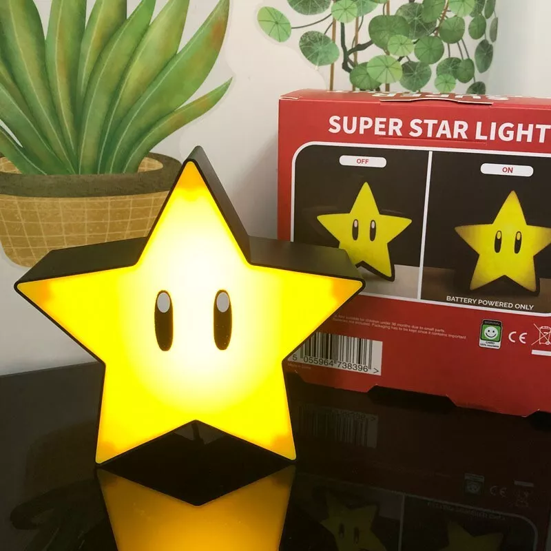Super Mario Bros Star Lamp