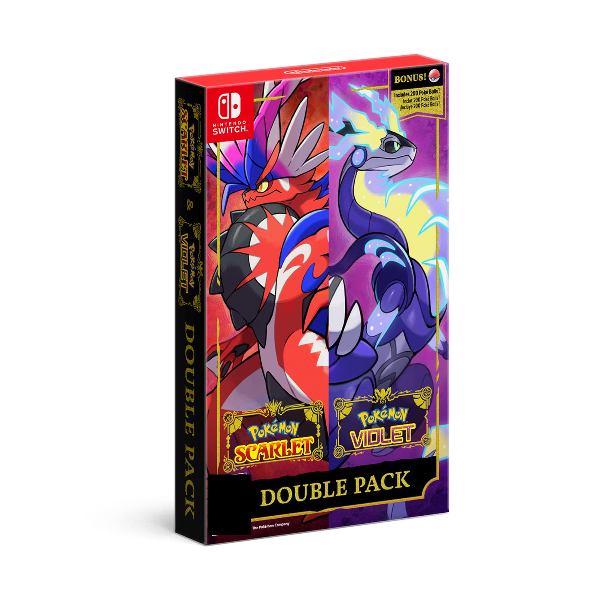 ポケットモンスタースカーレットバイオレットDOUBLEPACK Pokemon Scarlet & Pokemon Violet Double Pack - Nintendo