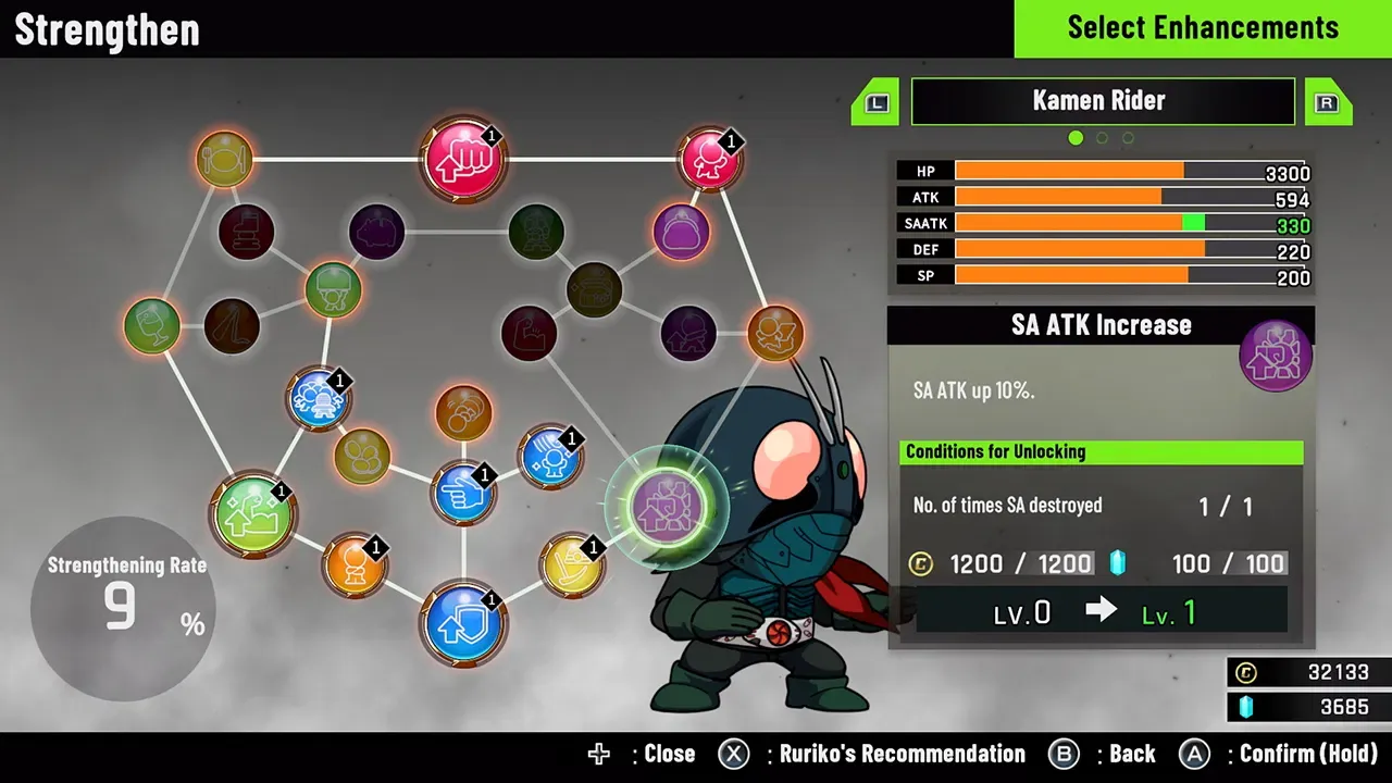 SD Shin Kamen Rider Rumble - Nintendo Switch