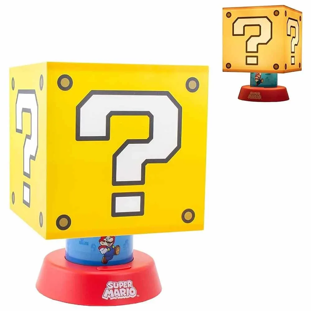 Super Mario Question Mark Bluetooth speaker & LED Lamp