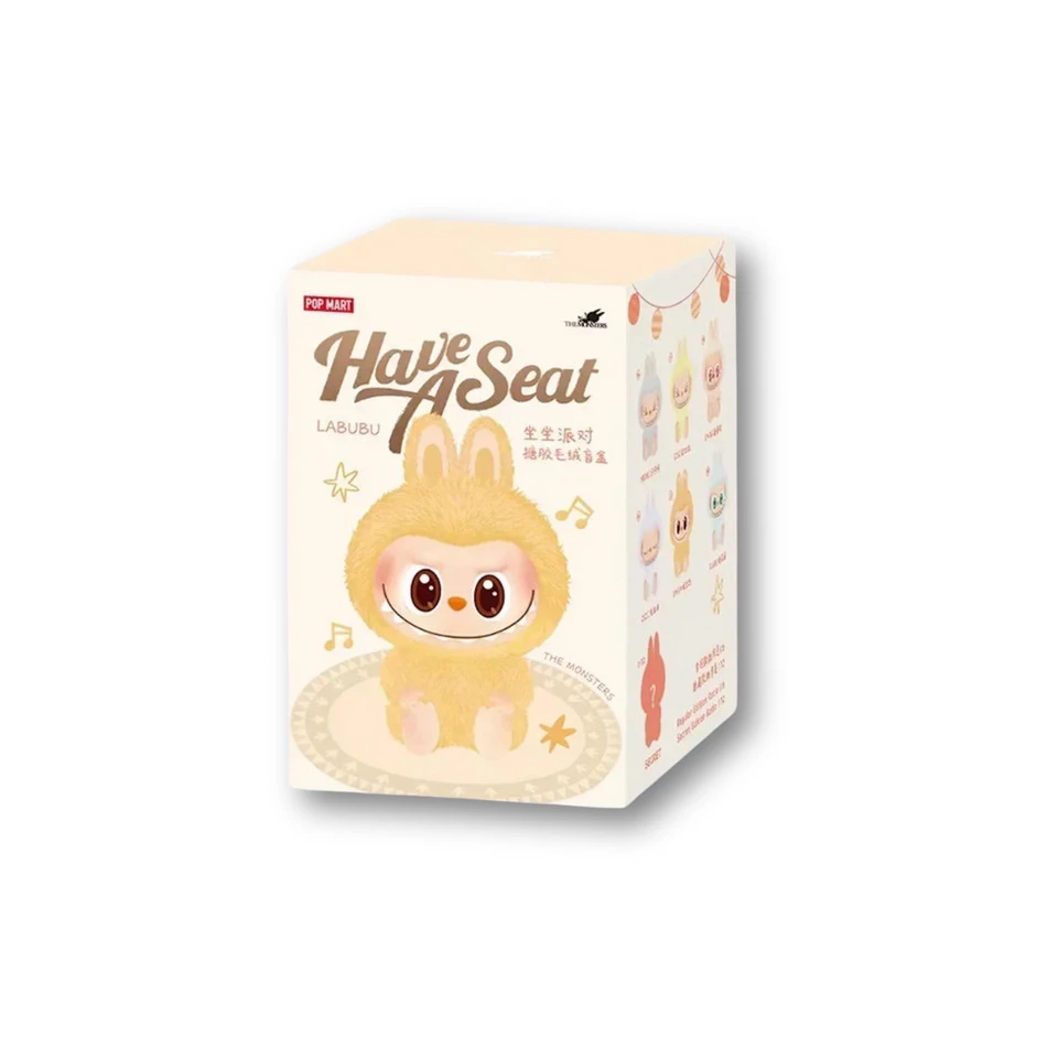 Labubu The Monsters - Have A Seat Vinyl Plush (Version 2 Labubu The Monsters - Have A Seat Vinyl Plush (Version 2